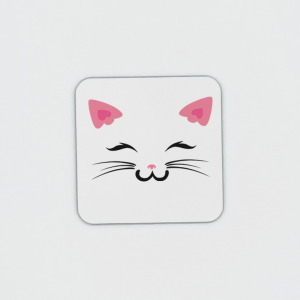 katzengesicht untersetzer