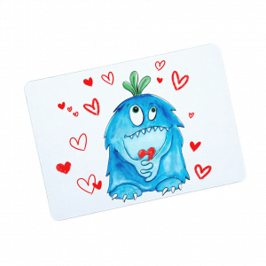 monster mit herz mauspad