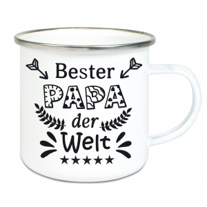 Emailletasse bester papa