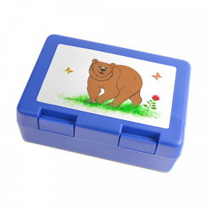 Bären Brotdose Blau