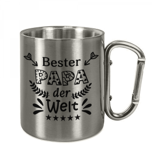 Bester Papa Edelstahltasse