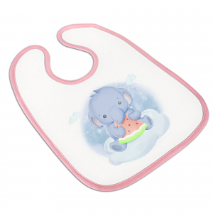 elefanten babylätzchen rosa 2