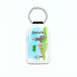 Hüls Skyline Schlüsselanhänger Bunt