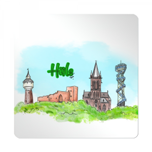 Hülser Skyline Magnet Bunt