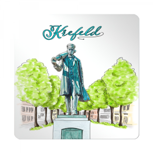 Krefeld Seidenweber Magnet