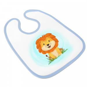löwen babylätzchen blau