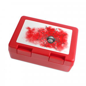 Spinnen Brotdose Rot