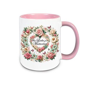 Tasse Alles Liebe zum Muttertag Tasse Keramik Bunt
