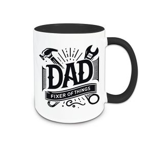 Tasse Dad Fixer Of Things Tasse Keramik Schwarz