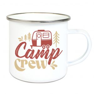 Emailletasse Camp Crew