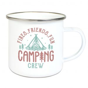 Emailletasse Fires Friends Fun