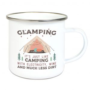 Emailletasse Glamping