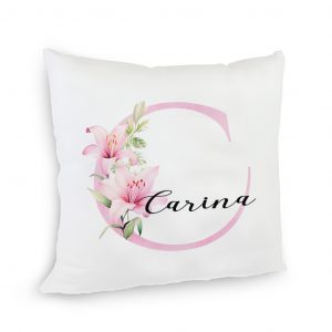 Personalisiertes Monogramm Kissen Personalisiert C